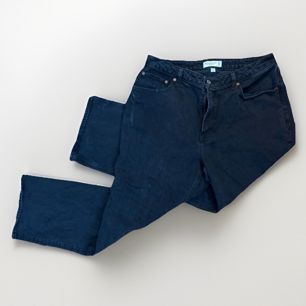 Abercrombie & Fitch Navy Blue Women's Jeans
